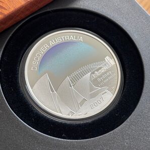 【1オンス銀貨】ディスカバリーオーストラリア シドニー 2007 純銀 オペラハウス ハーバーブリッジ