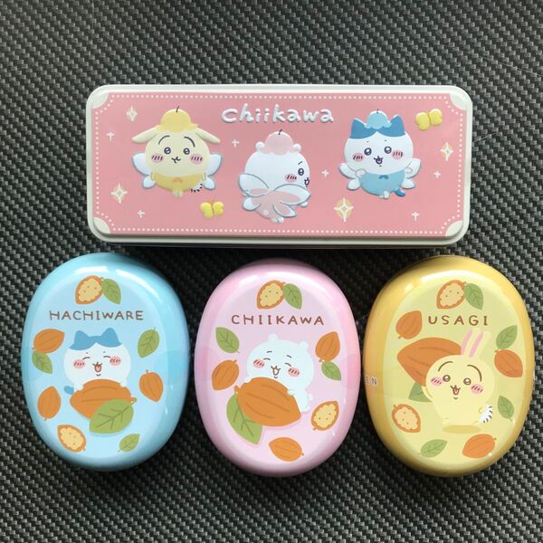 ちいかわ★ドリーム缶&カカオ缶3個セット(ちいかわ・ウサギ・ハチワレ)