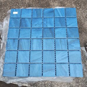 タイル ブルー 30×30×0.6cm 8枚セット