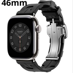 新品未開封 Apple Watch Hermsキリム 46mm ブラック 黒