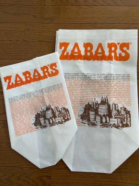 お値下げしました ★ ZABAR’S ゼイバーズ エコバッグ 大小 2枚 ★