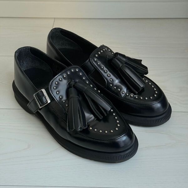 Dr.Martens タッセル ローファー Gracia Stud 23cm ブラック