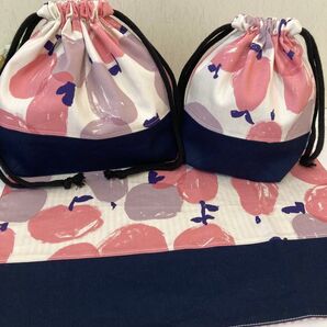 GWセール 給食袋☆ランチョンマット☆コップ袋☆3点セット☆ハンドメイド#36