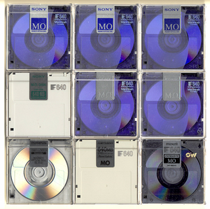 MO (USED) 640MB 9 sheets 