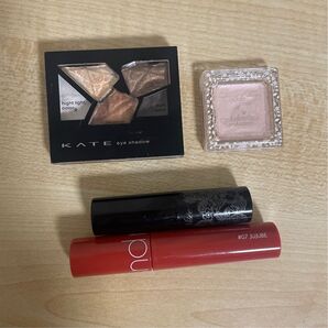アイシャドウ、リップ、アイシャドウベース 4点セット