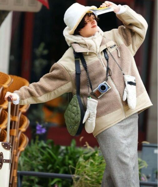 Niko and… ニコアンド ボアジャケット