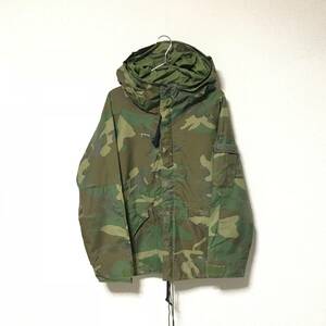 80s vintage U.S. ARMY★アルファ ALPHA INDUSTRIES★ゴアテックス パーカー ジャケット ブルゾン ダブルジップ ウッドランド size MS