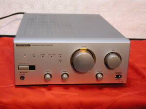 [ compact height performance ]**ONKYO A-905, pre-main amplifier at that time regular price 30800 jpy. operation excellent ** Onkyo 