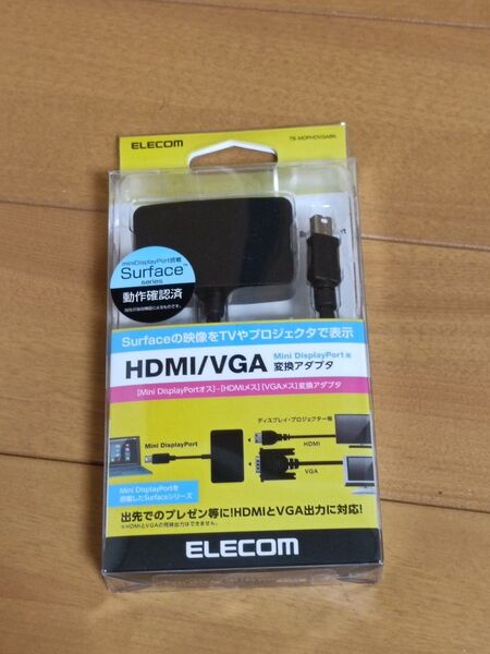 (新品未使用)エレコム HDMI/VGA変換アダプタ TB-MDPHDVGABK