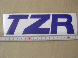 　TZR　青ステッカー　デカール　18cm　ヤマハ　250　400　750　1100