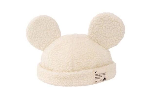 東京ディズニーランド ボアキャップ もこもこキャップ 耳つきキャップ