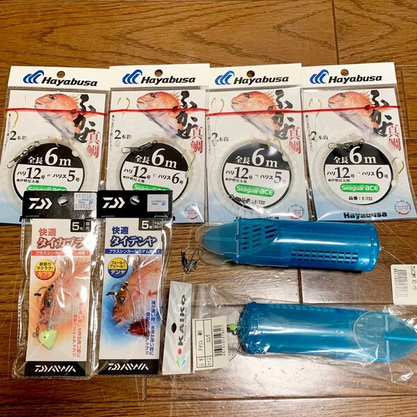 釣具 ハヤブサ ふかせ真鯛 仕掛け タイカブラ タイテンヤ