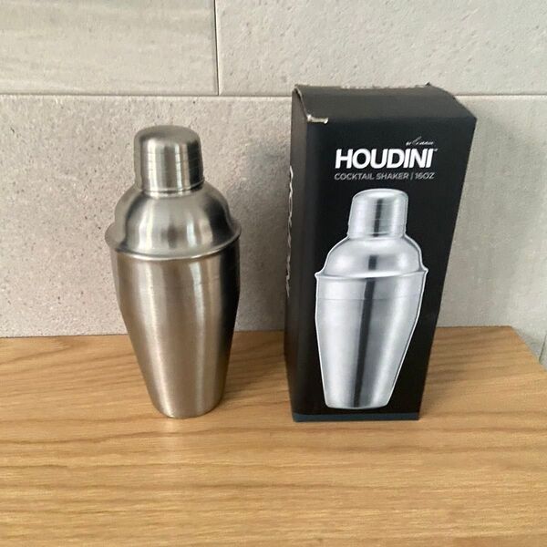 Houdini カクテルシェーカー 16オンス つや消し マット仕上 ステンレス バーツール