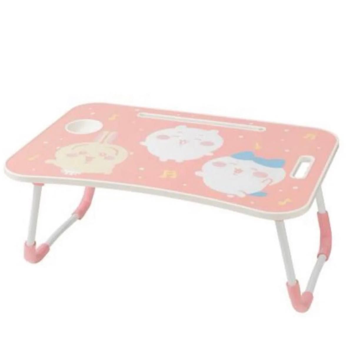 ※クーポンで10%【新品未開封】ちいかわ　折りたたみテーブル　2種類セット　ピンク　ブルー