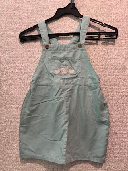 シナモロール フタフタ サロペット スカート ジャンスカ 110