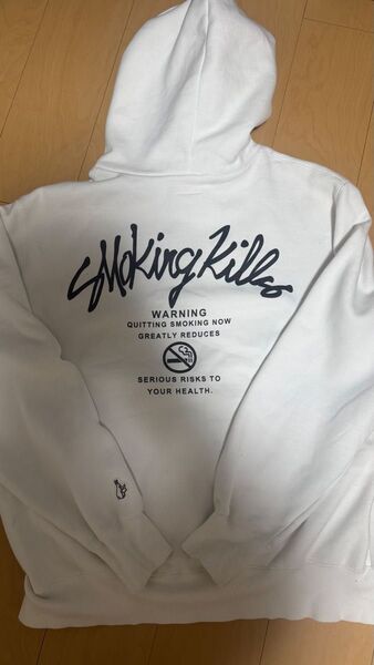 #FR2 Smoking Kills パーカー ホワイト