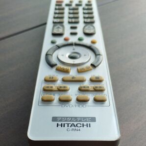 日立HITACHI テレビリモコン C-RN4 アルコール清楚済赤外線チェック済