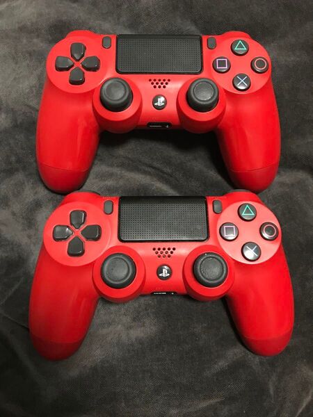 SONY PlayStation4 CUH-ZCT2J ワイヤレスコントローラー マグマレッド PS4 ソニー コントローラー