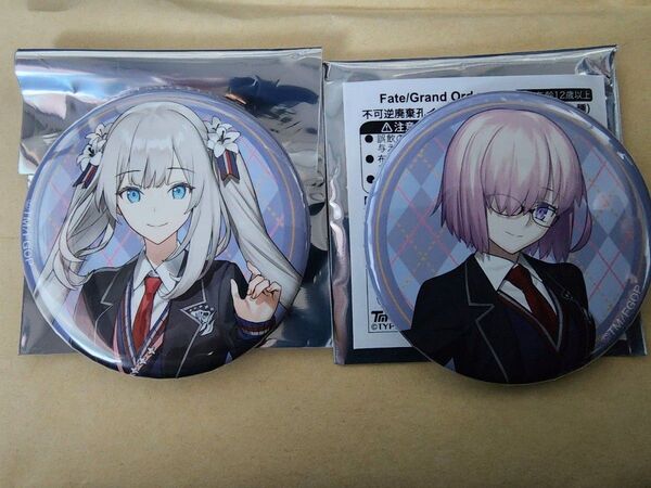 FGO カルデアサテライトステーション イド 缶バッジ マシュ マリーオルタ