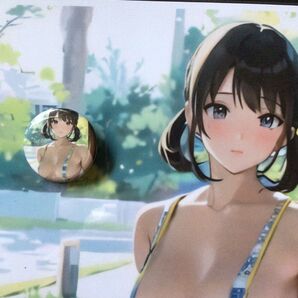 同人美少女*缶バッジ&A4ラミネートポスター②