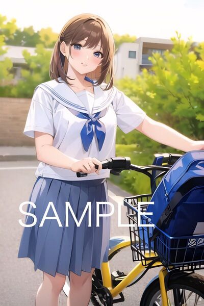 A4 アート ポスターNO.30*一緒に帰ろう*ラミネート加工*オリジナル