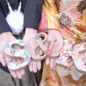 ☆イニシャルオブジェ☆S&K☆和装用☆