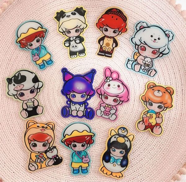 【激安1セット限定販売】dimoo ディム ポップマート レア キャラクター コスチューム プラパーツ アクリルパーツ ②