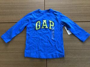 ■GAP■ロンＴ■新品■95■ブルー■ＵＳＡ■ギャップ■GAPロゴ■1-1