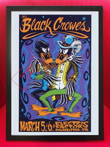 ポスター★ブラック・クロウズ 1999年 フィラデルフィア公演★The Black Crowes at Philadelphia★Magpie Salute