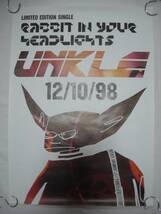 新品 DS 1998 UNKLE "RABIT IN YOUR HEADLIGHTS" FUTURA POSTER ポスター SET OF 2 (K-1-13)_画像2