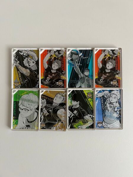 ハイキュー 及川の全員倒す ドミノ風アクリルキーホルダー