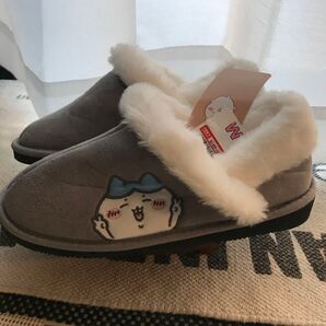 しまむら ちいかわ ハチワレボアシューズ M