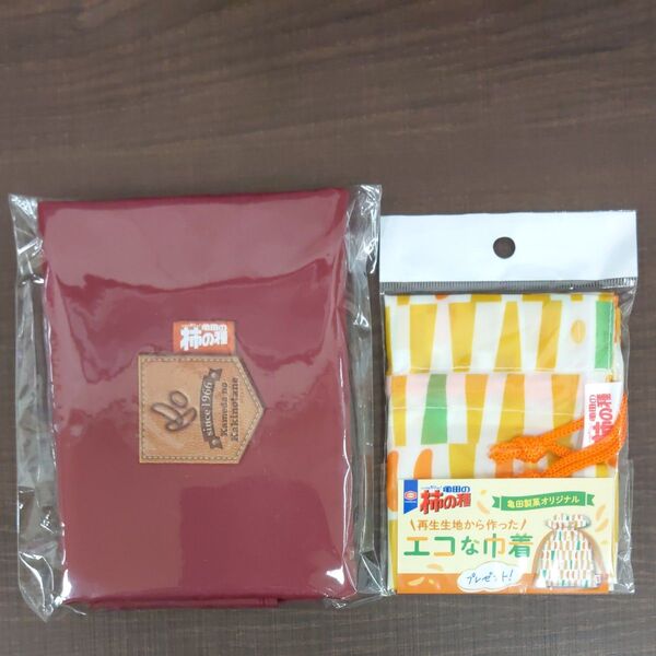 亀田製菓 亀田の柿の種 エコバッグ&巾着 新品 未使用品