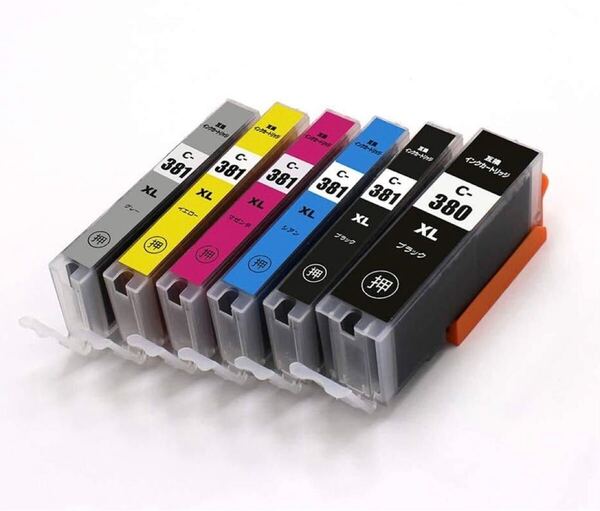 キャノン CANON BCI-380/381XL用 6MP 互換インク