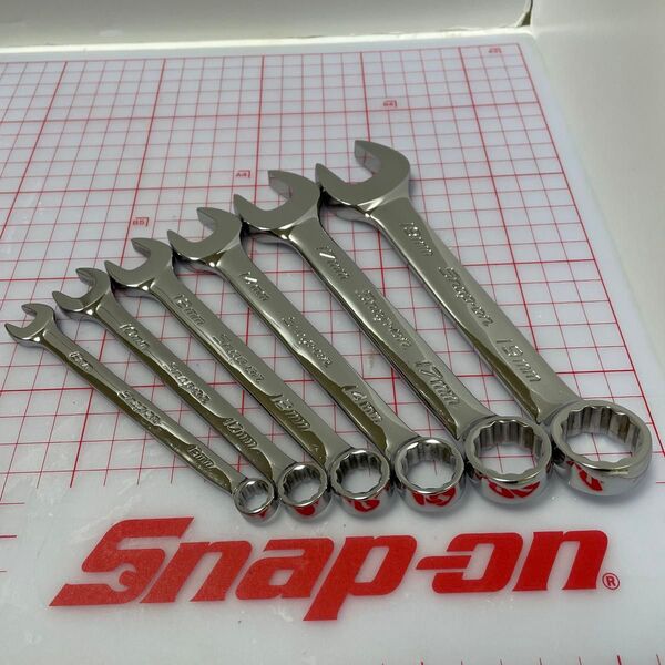 Snap-on☆スナップオン ショートコンビネーションレンチ セットOEXM8・10・12・14・17・19B