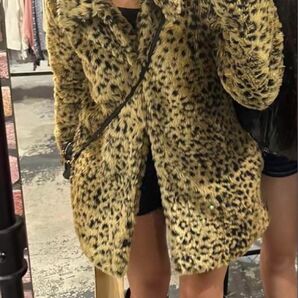 moussy 豹柄コート