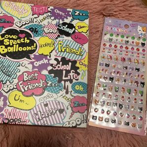 平成レトロ プロフィール手帳 シール セット プチシール