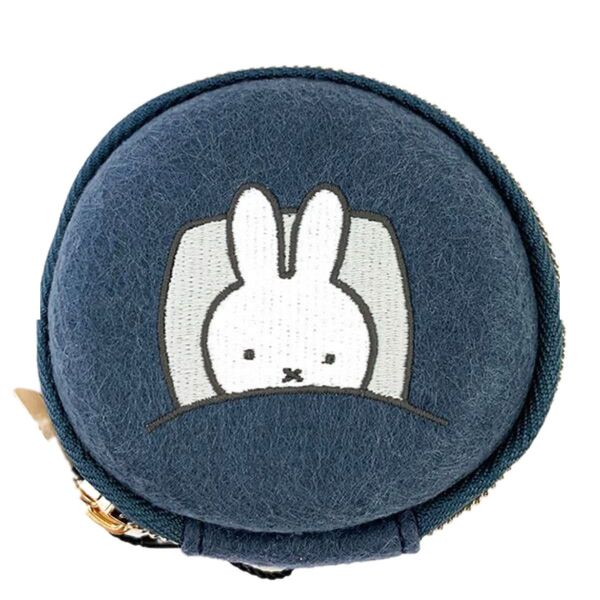 ミッフィー miffy コインケース (ネイビー) 小物入れ ミニポーチ イヤホンケース