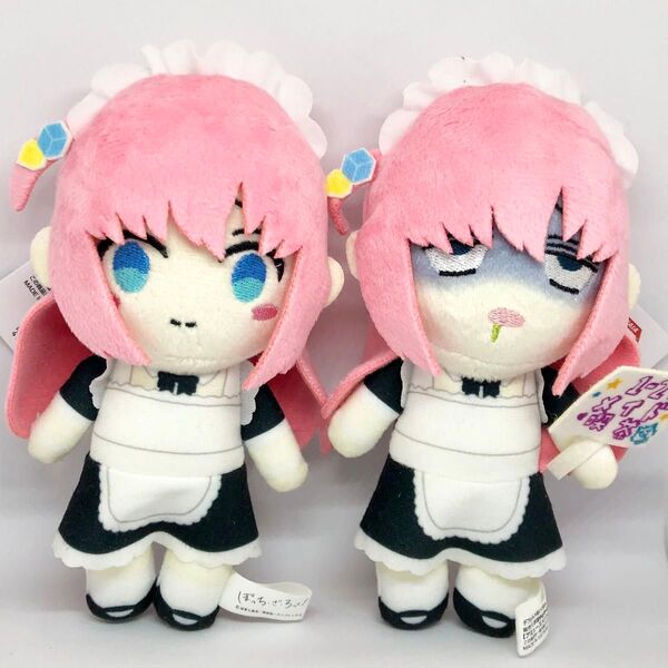 【美品】ぼっち・ざ・ろっく! デフォルメぬいぐるみ メイド喫茶ver. 2点セット 後藤ひとり