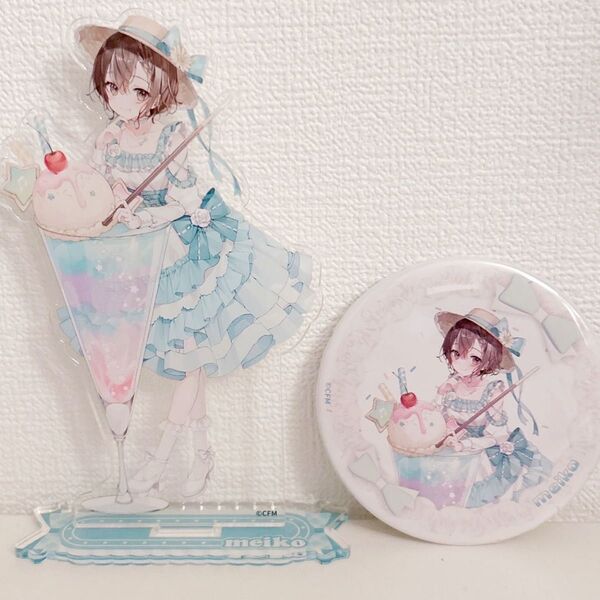 MEIKO 16th アクリルスタンド 缶バッジ 2点セット