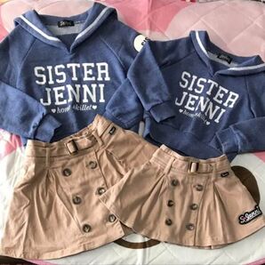 sisterJENNI セーラートップス&スカート 姉妹オソロコーデ