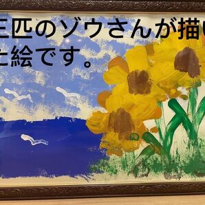 市原ぞうの国『ぞうさんの絵』