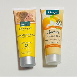 クナイプ ハンドクリーム バニラ&ハニーの香り アプリコットの香り
