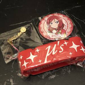 LoveLive! Series 9th Anniversary ラブライブフェス■会場限定ガチャ μ's 西木野真姫 缶バッジ&ラバーバンド&名前チャーム コンプセット