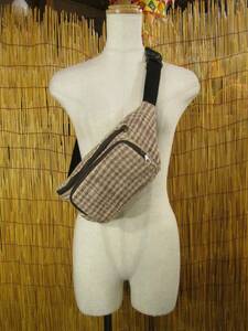 ① new goods * man and woman use * weave cotton material *jom ton cloth *2WAY* waist bag 
