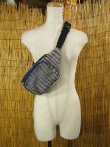 ③ new goods * man and woman use * weave cotton material *jom ton cloth *2WAY* waist bag 