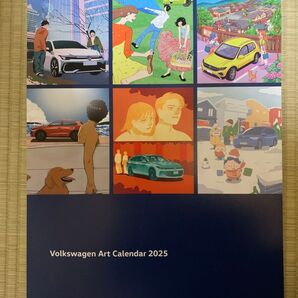 Volkswagen 壁掛けカレンダー 2025