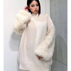 ジェイダ シャギー ショルダー ニット
