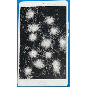 HUAWEI docomo dtab Compact d-01J ジャンク 動作未確認 画面割れ フレーム歪み? ゴールド