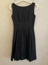 【送料無料】中古 ANAYI アナイ ドレス ワンピース ブラック 日本製 サイズ36_画像6